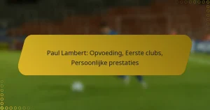 Paul Lambert: Opvoeding, Eerste clubs, Persoonlijke prestaties